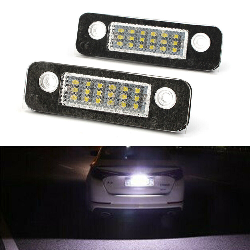 for Ford Fiesta Fusion MK2 Modeo Lamp 24-LED Number License Plate Light