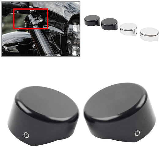 Fit for Harley Softail Breakout FXBR FXBRS 2018-2023 19 Gloss Black Upper Fork Caps