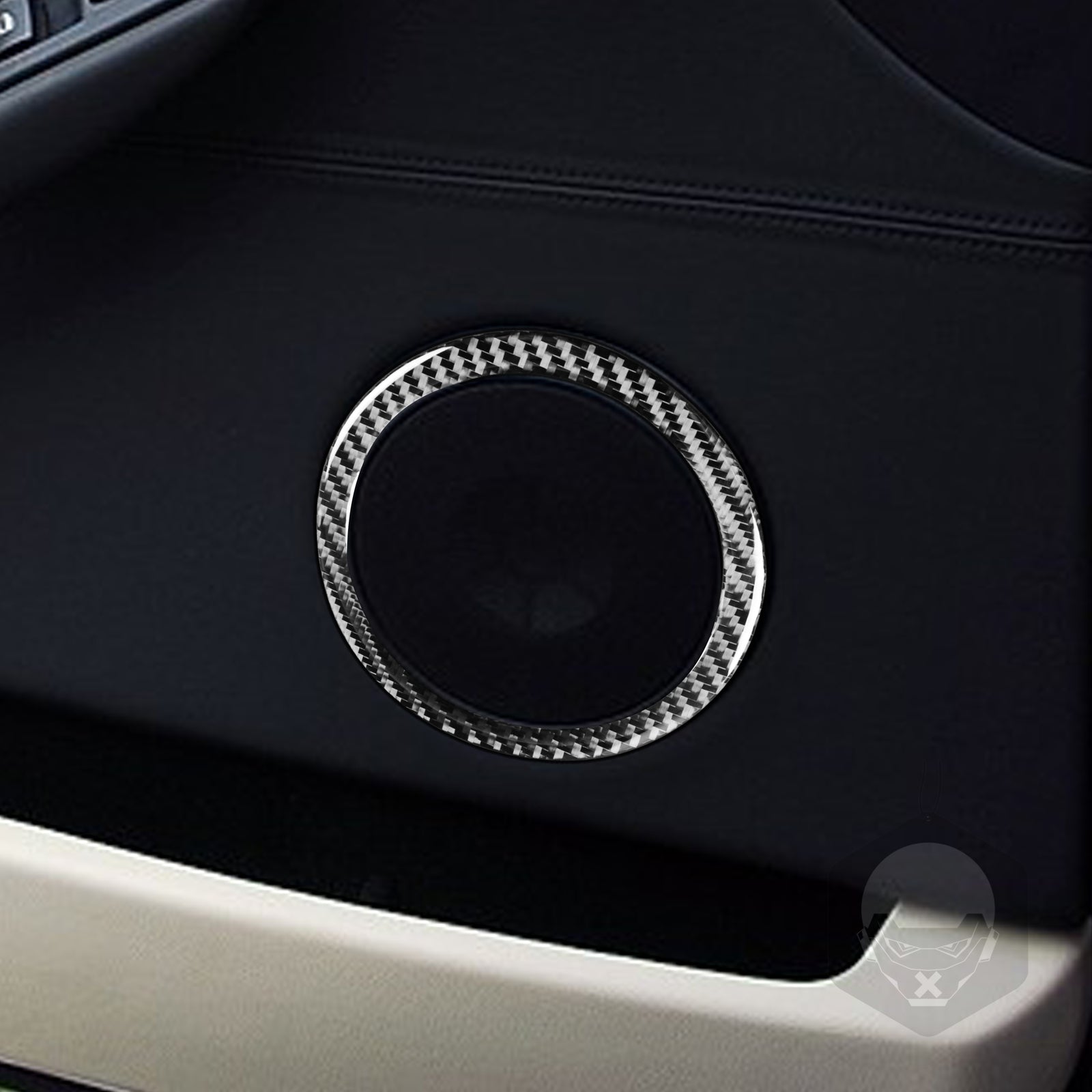for BMW 6 Series E63 E64 2004-2010 Carbon Fiber Front Door Audio Speaker Cover