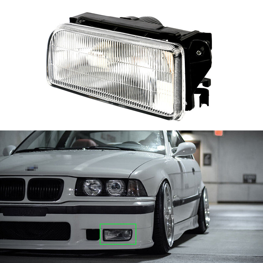 Left Side Bumper Fog Light for 1992-1998 for BMW E36 3-series 2/4dr Clear Lens