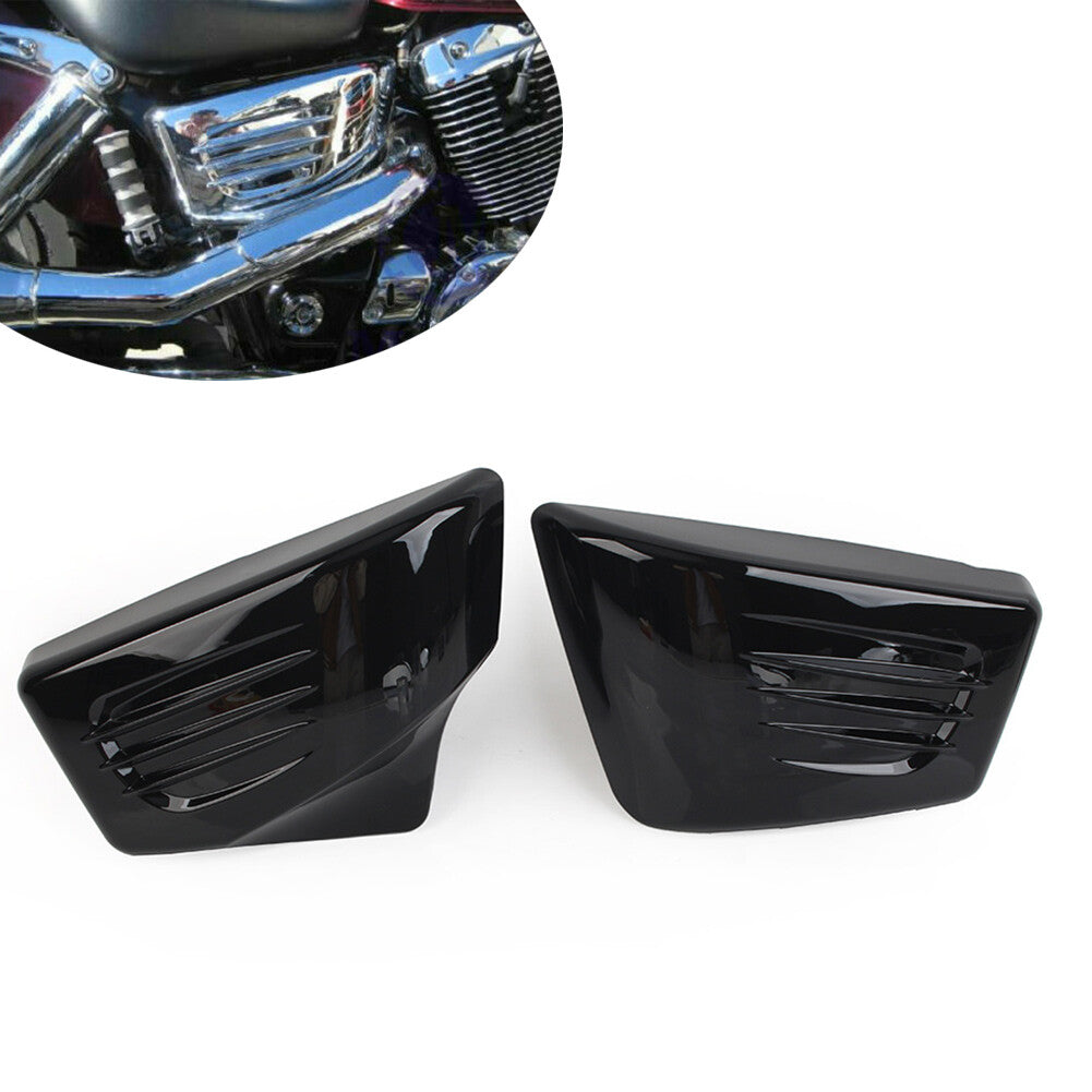 for HONDA ACE TOURER SABRE 1100 VT1100 VT1100C2 Left  Right Black Side Covers
