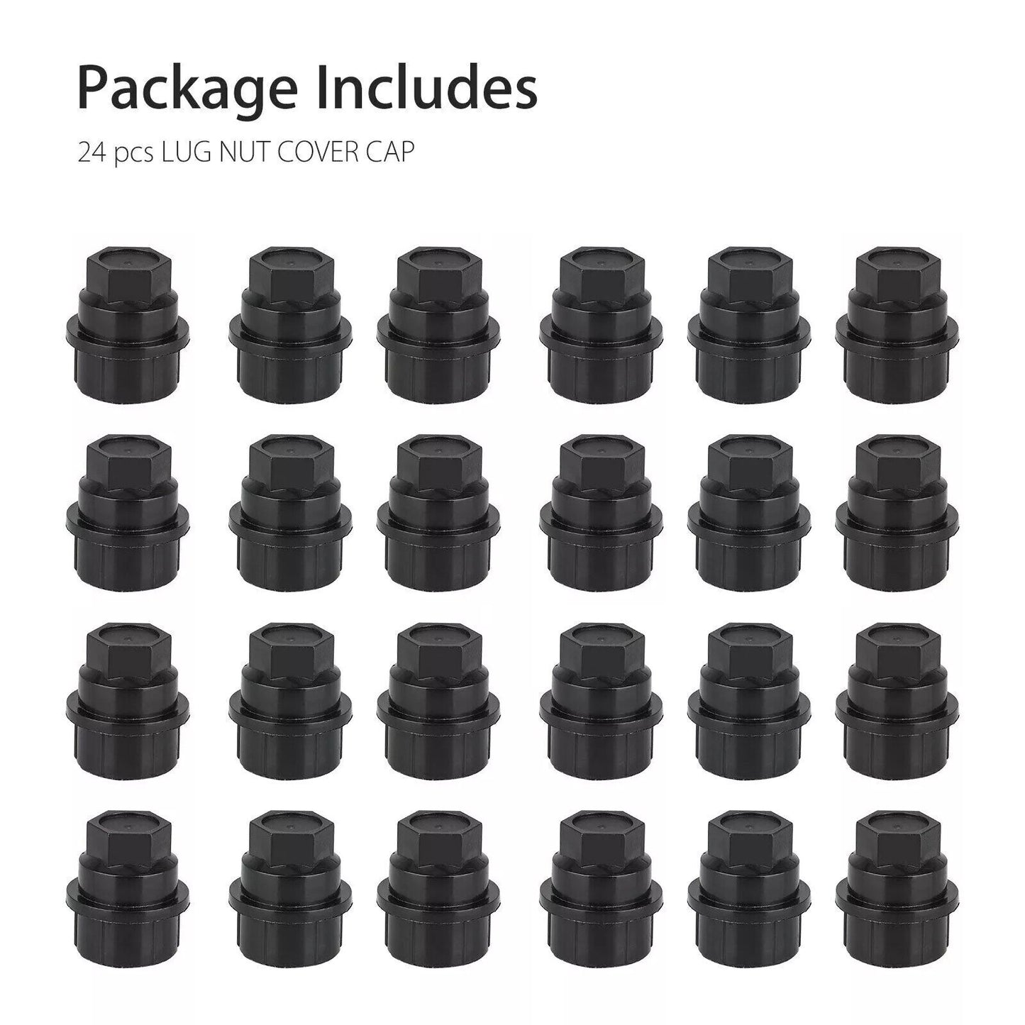 24Pcs Lug Nut Cover Cap Replace Parts for Chevrolet for GMC For Cadilac 15646250