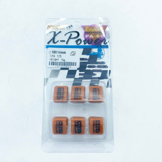 GY6 125cc 150cc PERFORMANCE KOSO VARIATOR RACE ROLLER WEIGHTS GY6 SCOOTER 15G