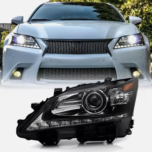 Left-hand drive headlight for 2013-2015 for Lexus GS350 GS450h HID LED DRL