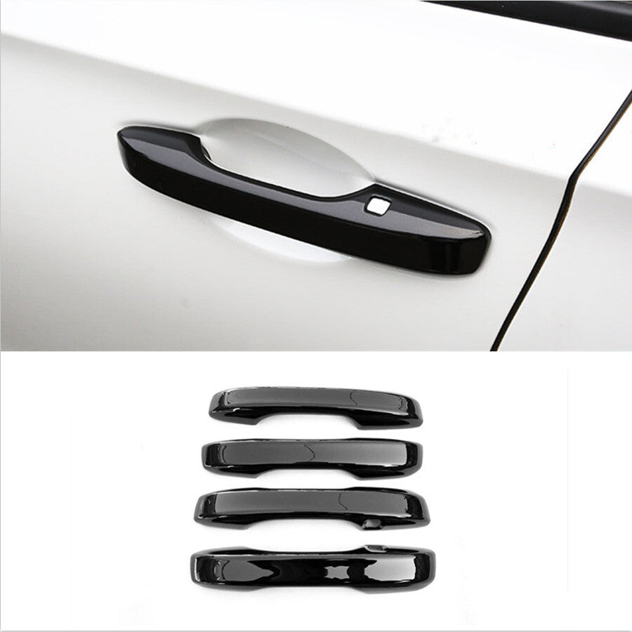 Bright Black Door Grips Cover Trim for Honda Accord 2023 Accessories