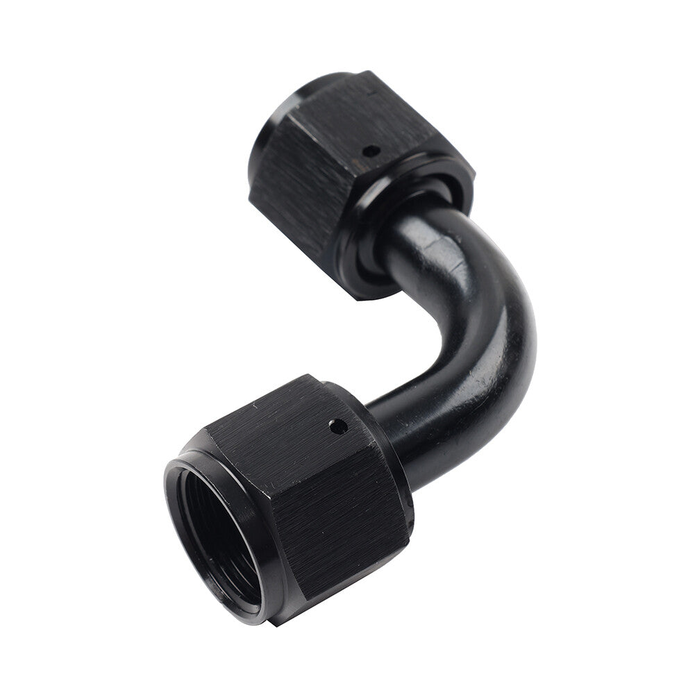 8AN Female to Female 90 Degree Swivel Coupler Union Fitting Adapter Connector