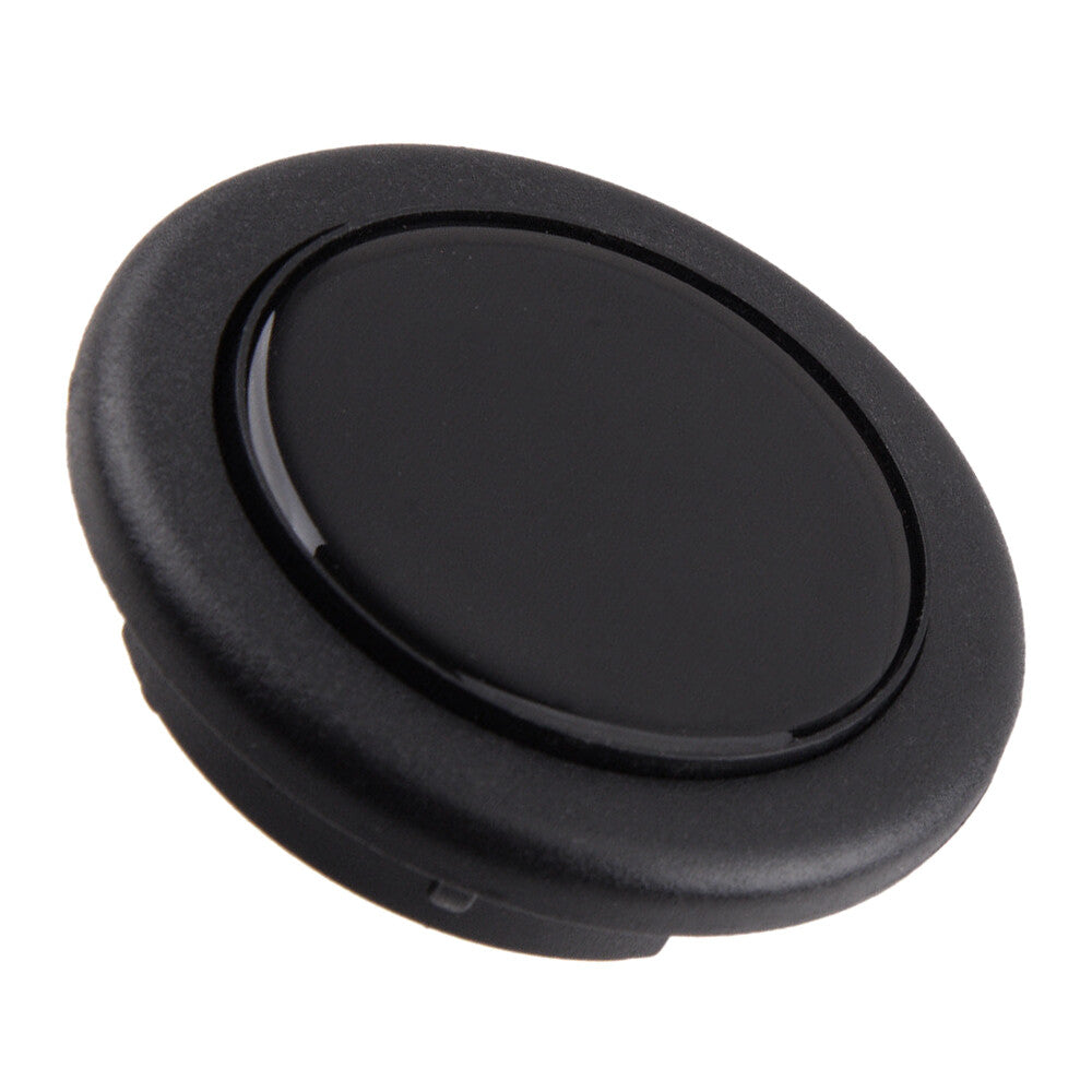 Universal Car Horn Button Car Steering Wheel Center Cap Lid Black Plastic