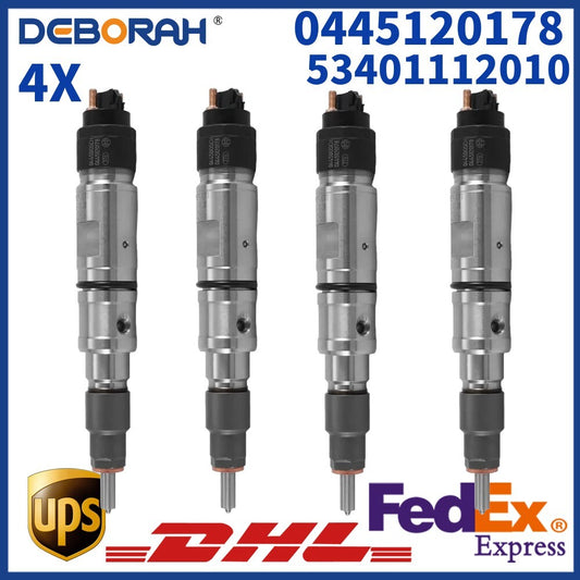 4PCS 0445120178 Common Rail Injection Nozzle 53401112010 for JAMZ