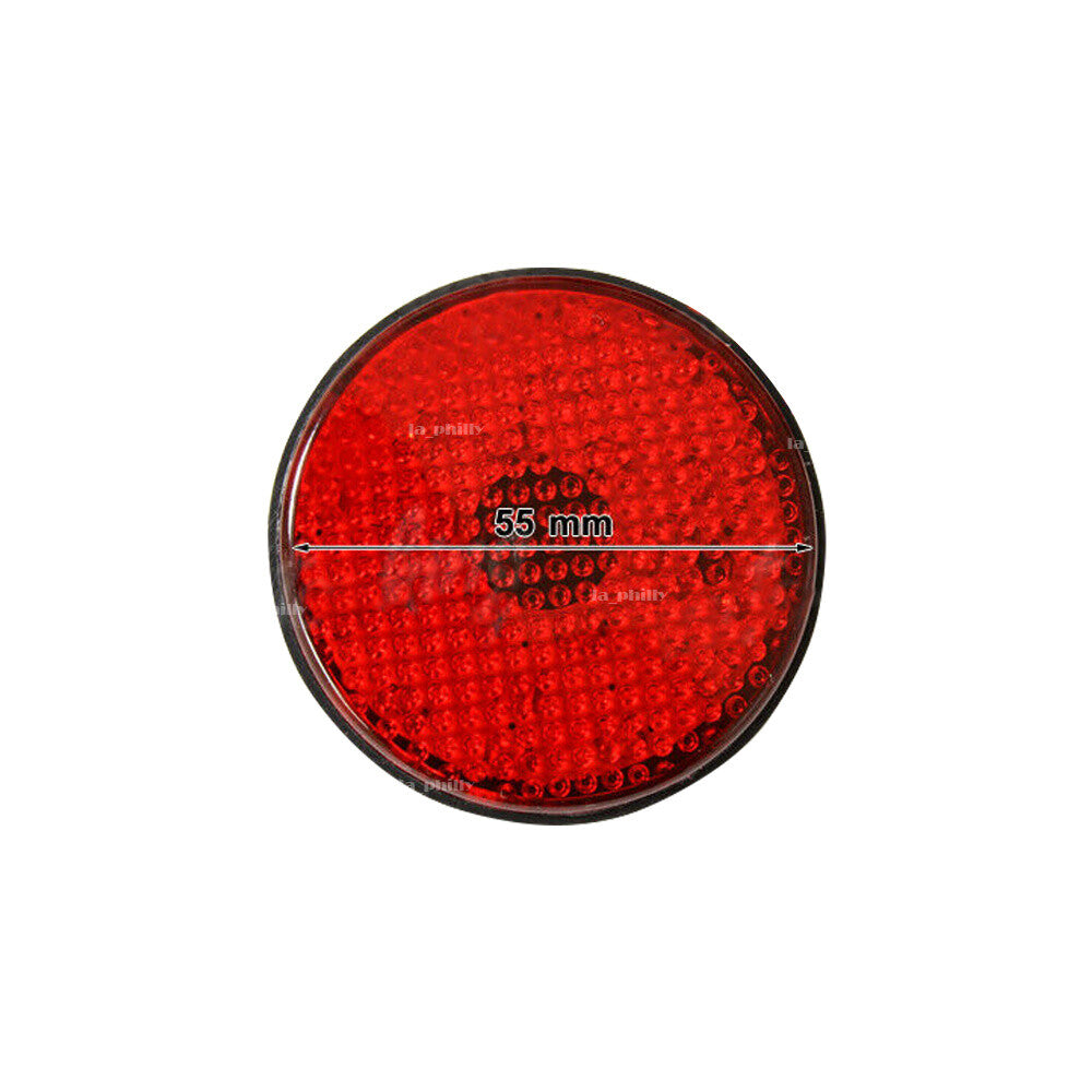 2Pcs LED Rear Bumper Light Brake Reflector for Mitsubishi for Toyota for Corolla Sequoia