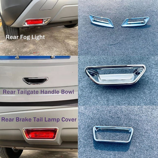 Chrome Rear Brake Light Tail Lamp Cover for Nissan X-Trail 2022 Car Accessories