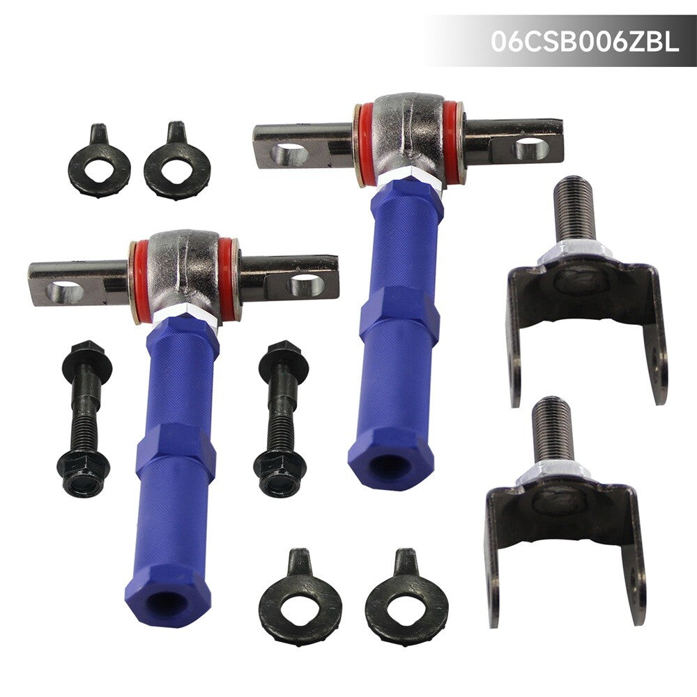 Rear Adjustable Camber Kit For 02-06 for Acura RSX 01-05 for Honda for Civic +Fitting Blue