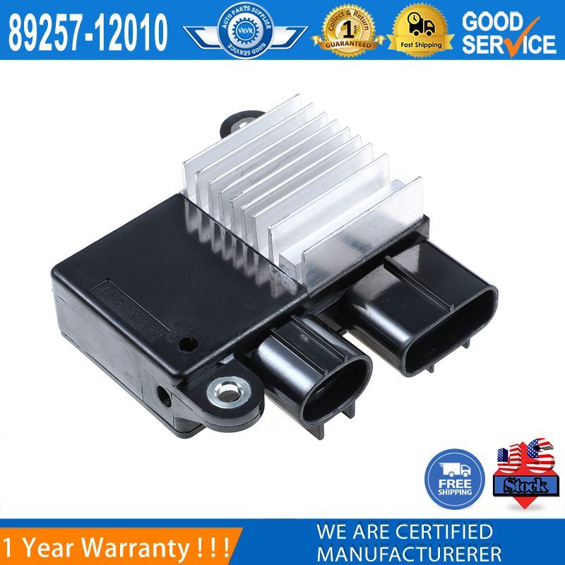 Cooling fan control module 89257-12010 is suitable for 2009-2013 for Toyota for Corolla 1.8L and 2.4L engines.