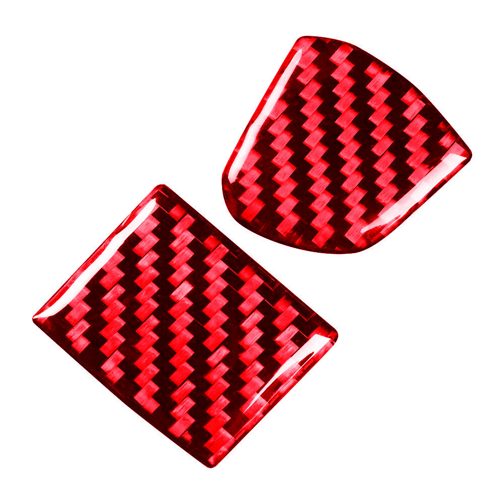 Red Carbon Fiber for Co -pilot Storage Box Cover Trim for BMW 6 Series E63 E64 04-10