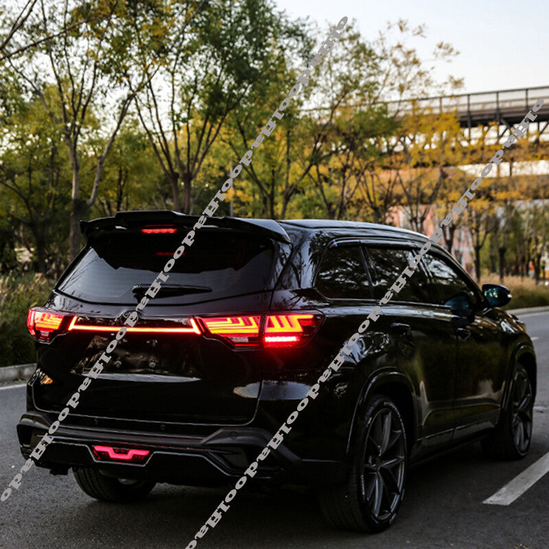 for Toyota Highlander 2014-2019 Car Rear Window Top Roof Lip Decor Spoiler Wing