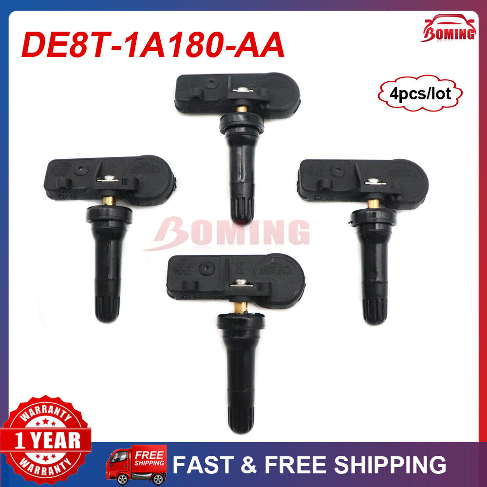 4-piece new tire pressure sensor (TPMS) kit for Ford F-150 2015-2017 DE8T-1A180-AA