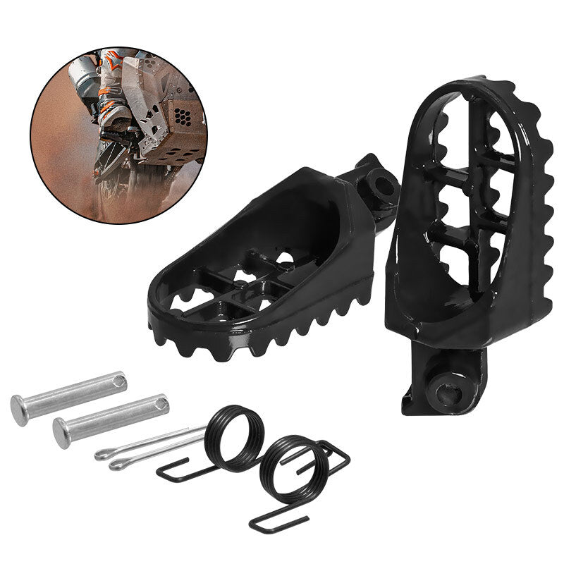 2¡Á Motorcycle Foot Pegs Pedal Rear Wide Fat Footrest 8mm Bolt for Honda for Yamaha