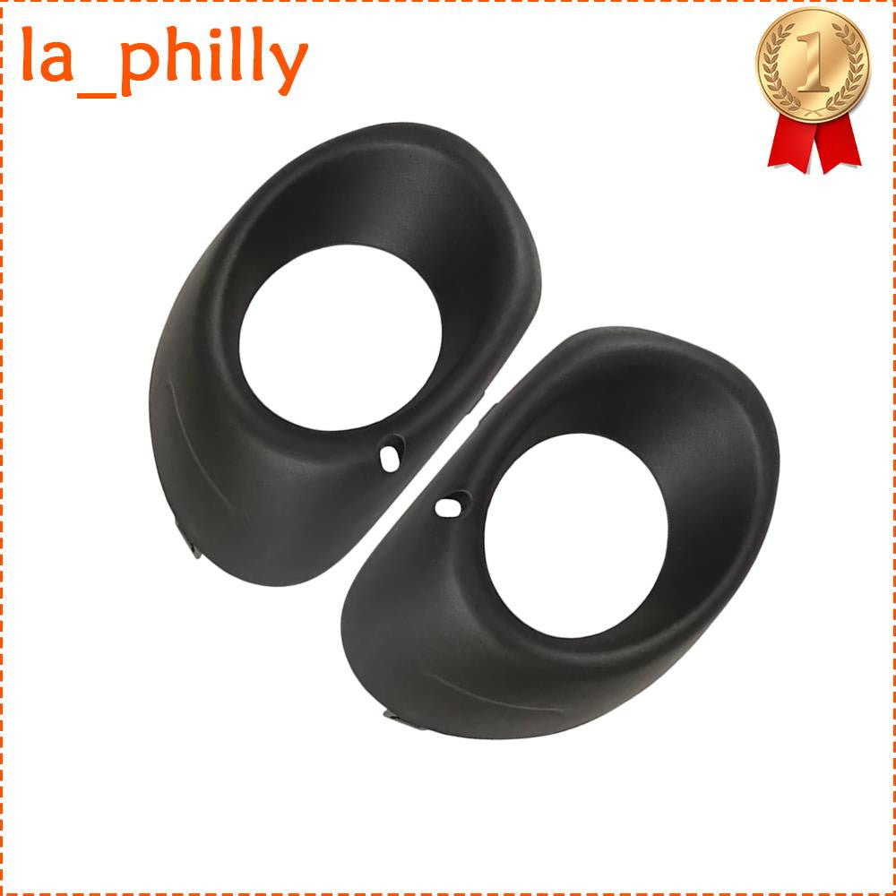 2X Front Left+Right Side Bumper Foglight Cover BlackFor 2013-2015 for Outlander