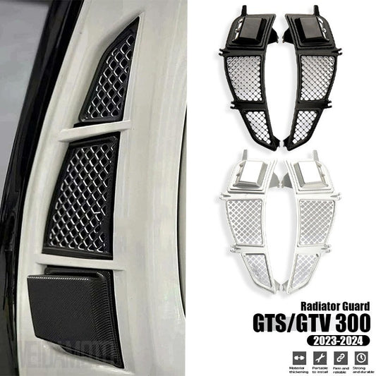 Radiator Grille Guard Cover Oil Cooler Protection For Vespa GTV 300 GTS 300