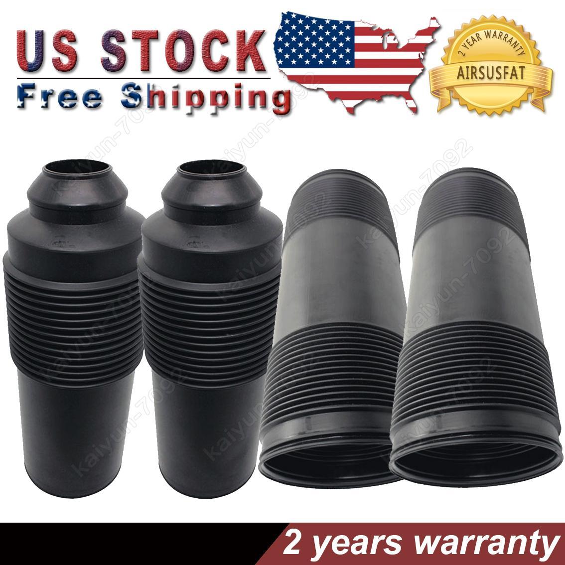 4X for Mercedes R230 ABC SL550 SL500 SL55 Front Rear Hydraulic Shock Dust Covers