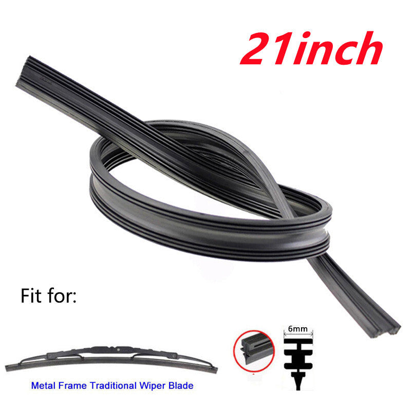 4-Pack 21-inch Car Frame Windshield Scraper Replacement Strips