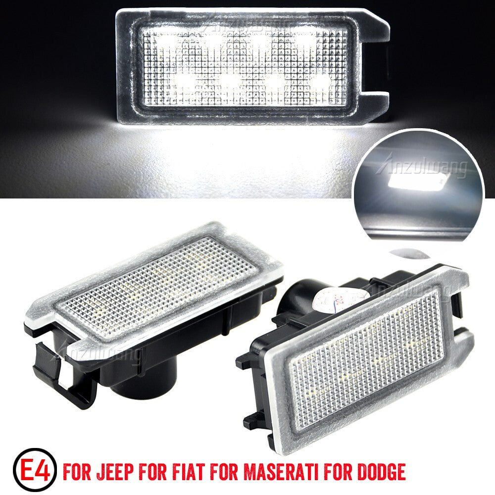 LED License Plate Light Lamp for Jeep Compass Grand Cherokee Patriot for Maserati