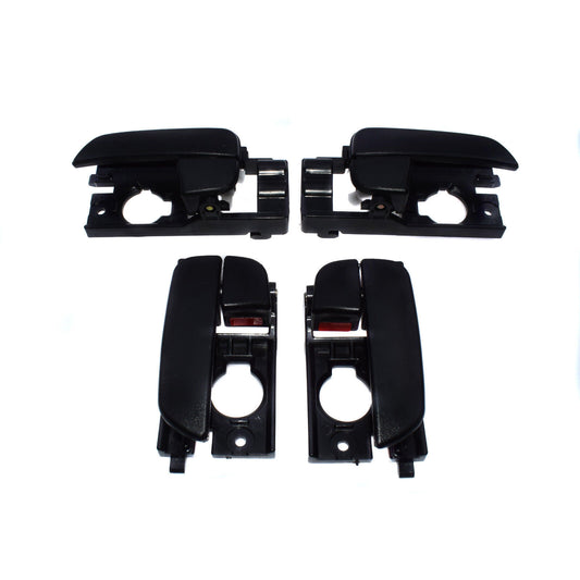 for Hyundai Accent 2007-11 Set 4 Interior Door Handle Front Rear Left Right Kit
