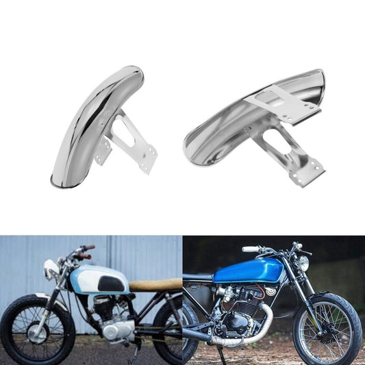 Motorcycle Retro Front Fender Protector Chrome Metal Mudguard for Honda CG125