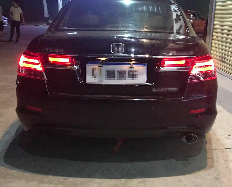 for Honda Accord 2008-2012 LED Tail light Taillight Smoke Lens Assembly Lamp Set