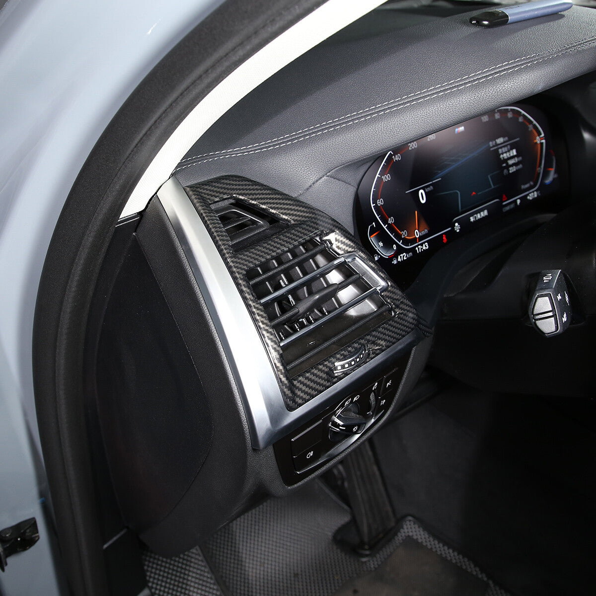 Silver ABS side antenna base bezel cover trim for Humm¨¥r H3 2005-2009 USA