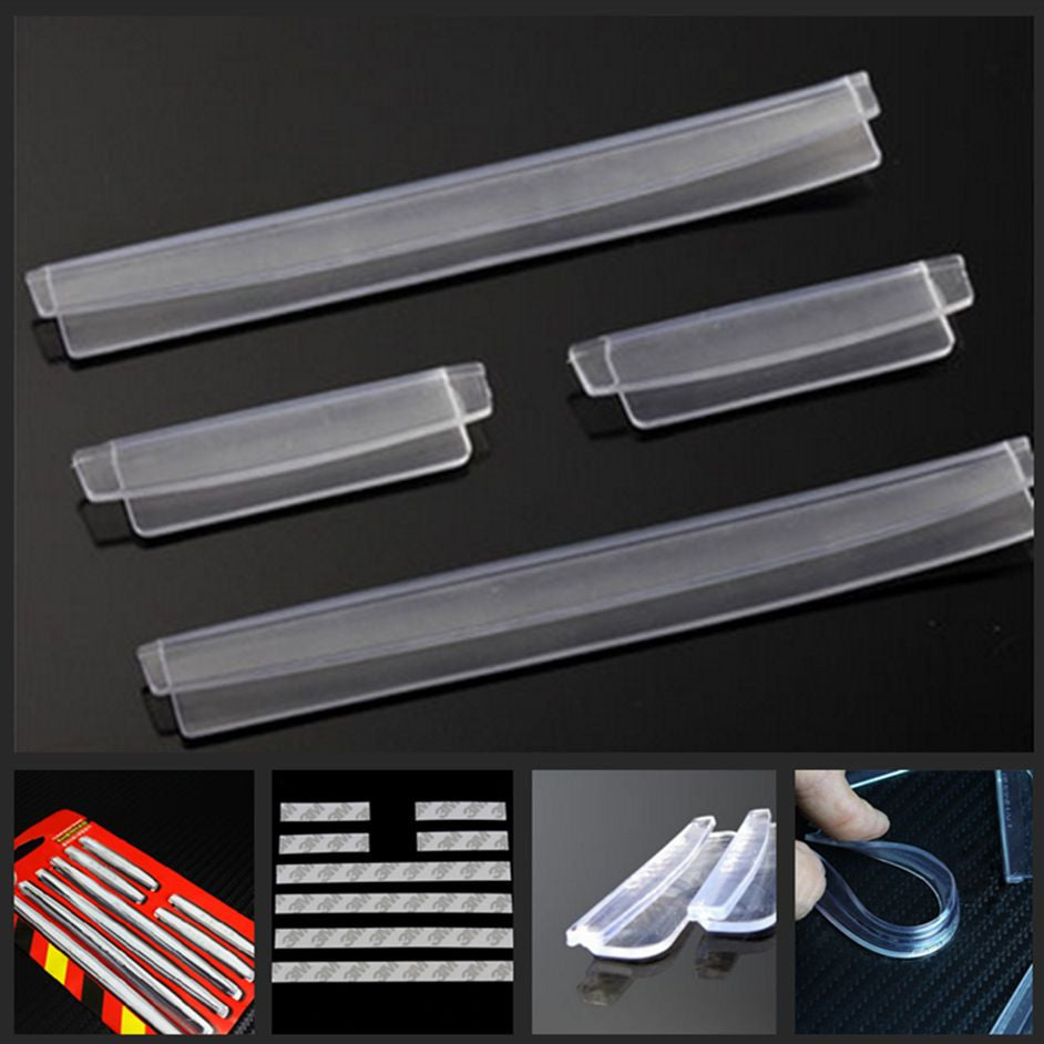 Door Guard Transparent Car Edge Protector Rub Strips Anti-Scratch