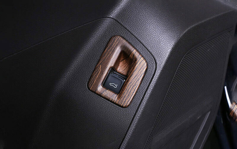 for Volkswagen Atlas 18-2023 ABS Wood Grain Tailgate Rear Door Button Cover Trim