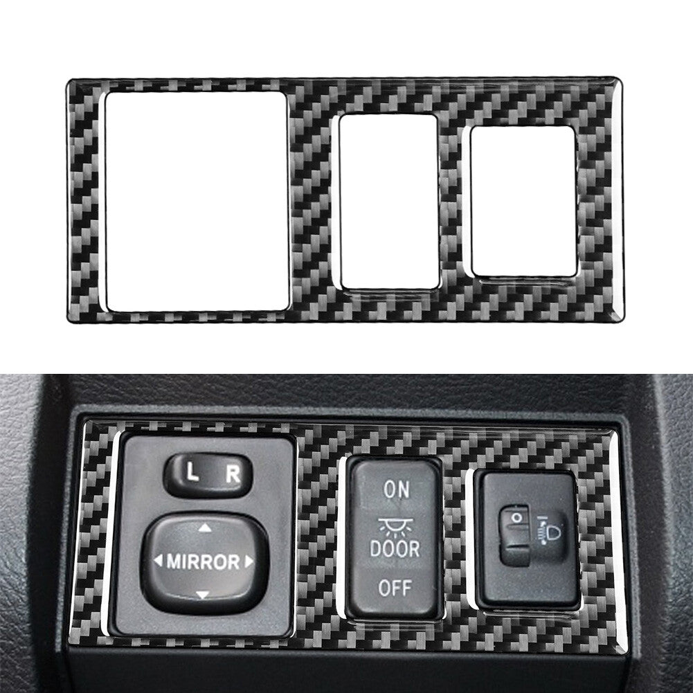 Fit for Toyota Tundra 2014-2021 Carbon Fiber Head Light Control Button Cover