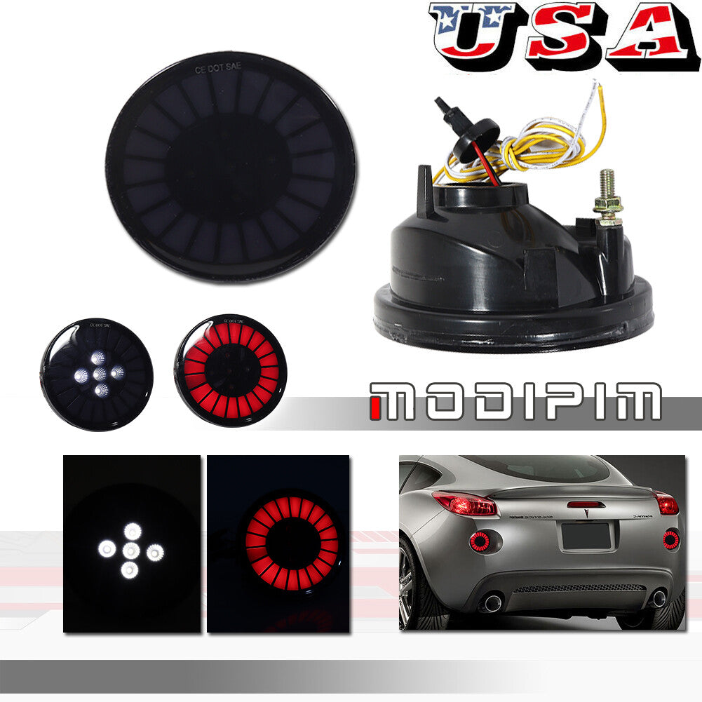 Smoked LED taillights are suitable for 2002-09 Gimciete/Envoy XL 06-09 for Pontiac Solstice.