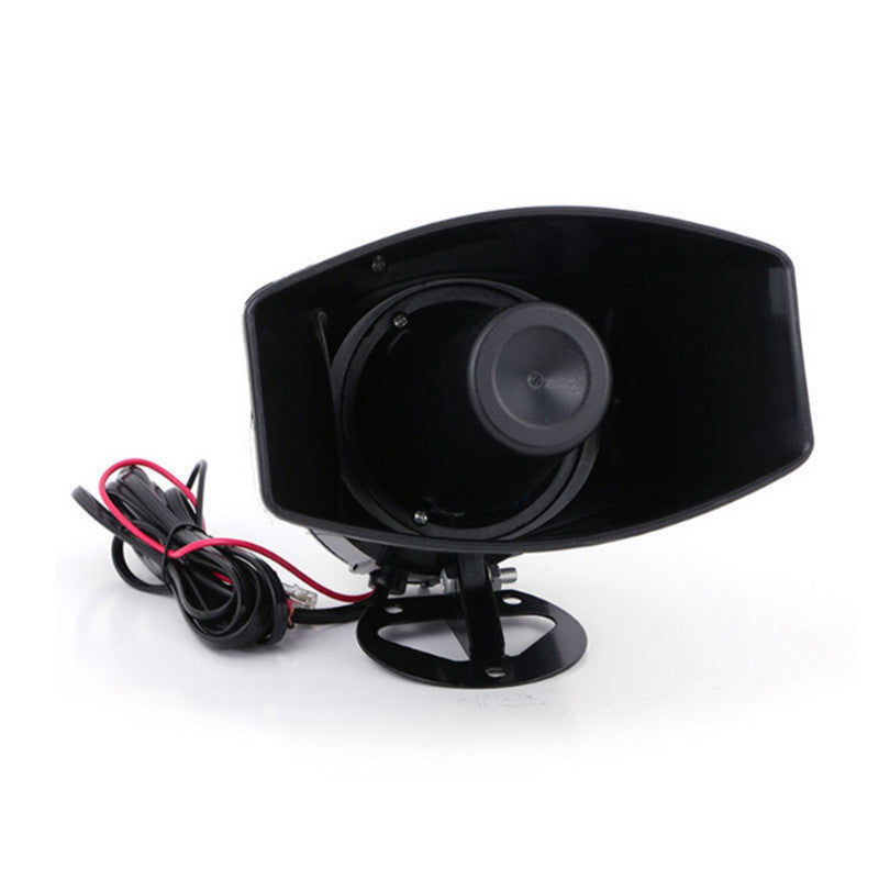 80W 12V Car Loud Speaker Horn MIC Microphone 7 Sound Tone