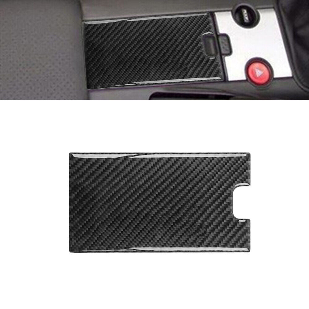 for Honda S2000 2004-09 Carbon Fiber Center Console Storage Box Panel Cover Trim