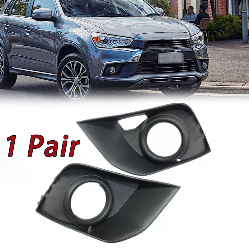 2Pcs Fog Light Covers Bezels For 2016-2019 for Mitsubishi Outlander Sport ASX RVR