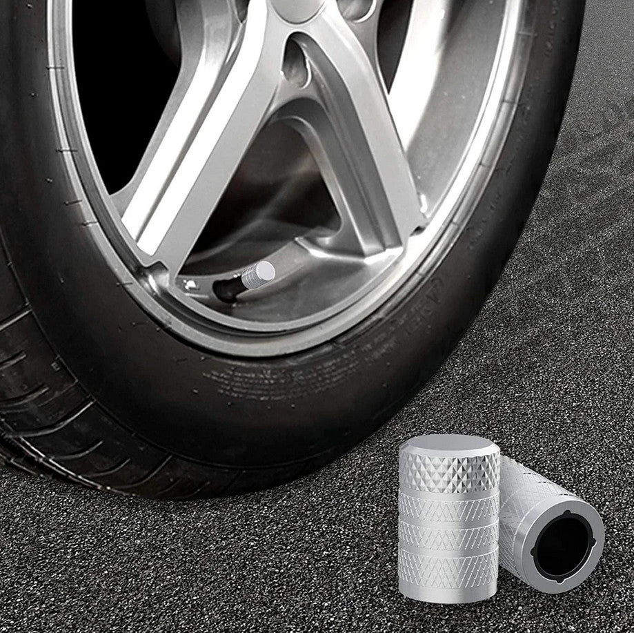 4-piece car tire valve cover rod air dust cover dustproof red nail for Honda for Suzuki