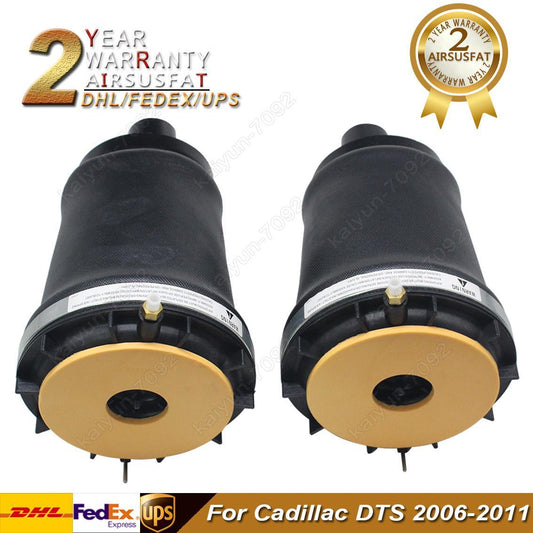 2X for Cadillac DTS Rear Right Left Air Suspension Spring Bag 15877065 15877066