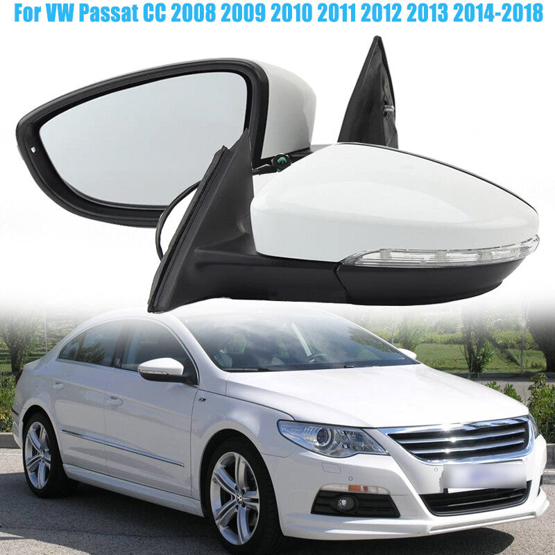 1 Pair Side Door Mirror Turn Signal Light 13-Pin for VW for Passat CC 2008-2018