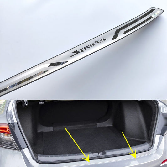 For 2023 for Honda for Civic Car Accessories Rear Bumper Protector Scuff Guard Cover