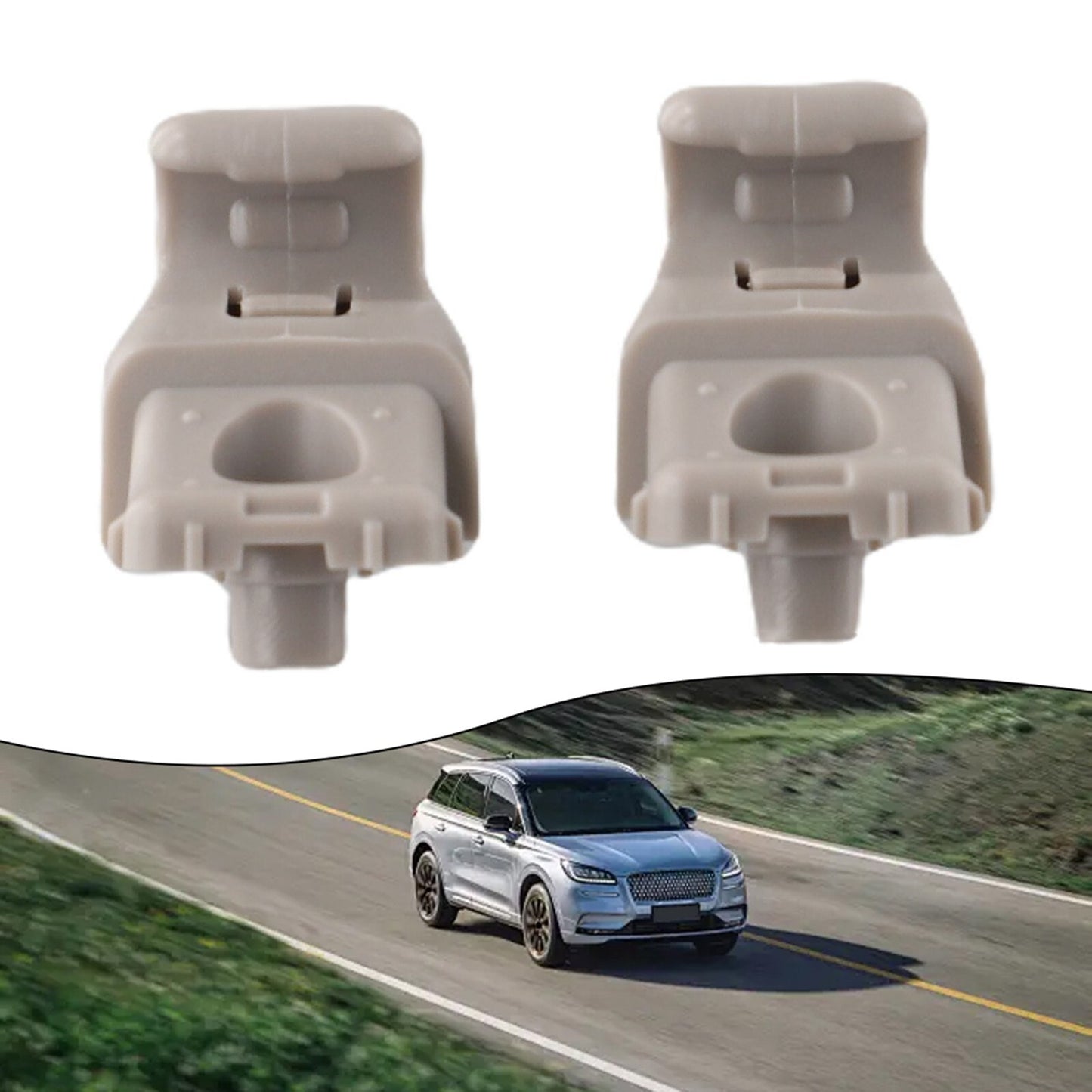 2pc for Tesla Model 3 2017-2020 Sun Visor Hook Sun Visor Clips Repair 113099300A