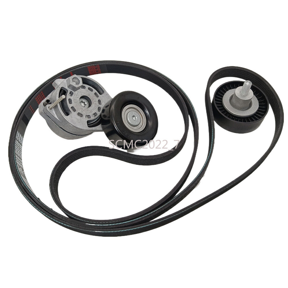 6PK2450 Engine Belt Tensioner Idler Pulley Kit for AUDI A4 A5 S5 3.0T 06E903137Q