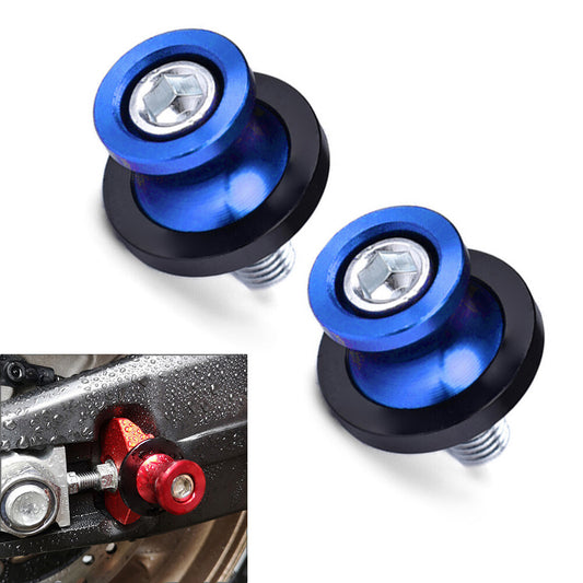 Schwingenspulen Slider Stand Schraube 8MM f¨¹r for HONDA CBR 600 900 1000RR Paar Blau