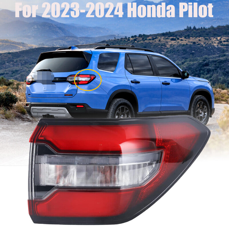 Outer Tail Light LH Driver Left Side For 2023 2024 for Honda Pilot LED Lamps