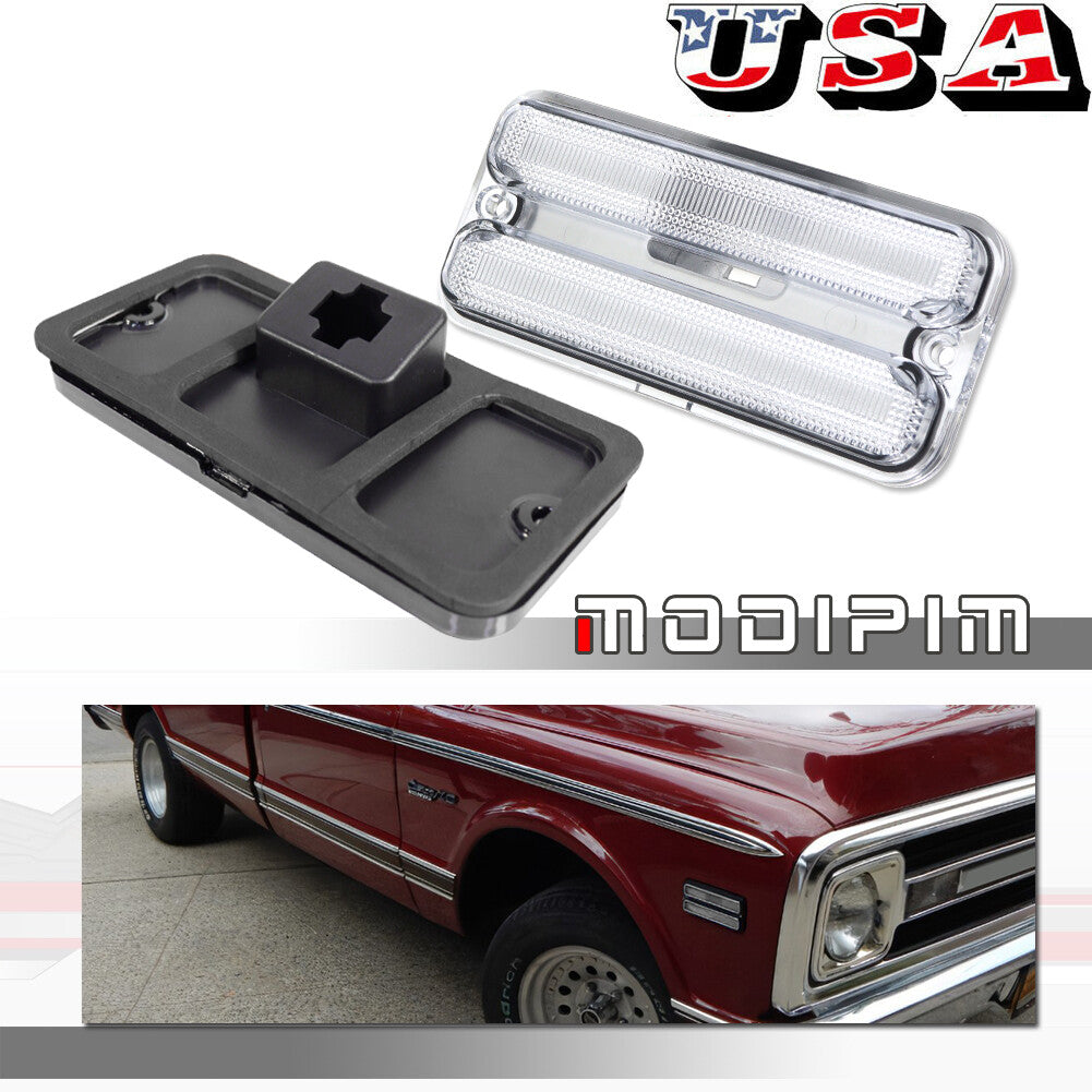 Suitable for Chevrolet for GMC pickup truck front and rear bumper side fender marker light housings