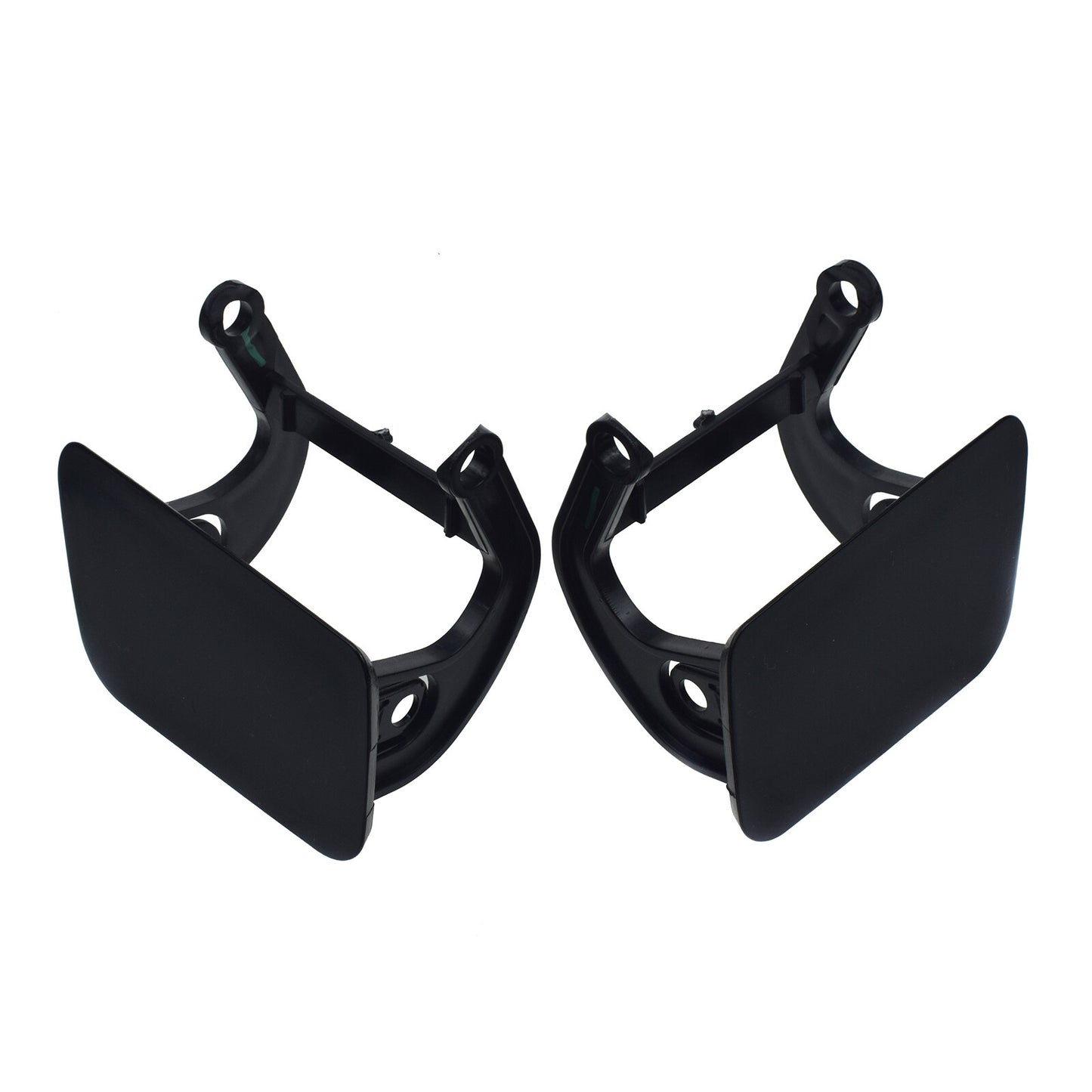 for BMW E60 E61 03-10 Headlight Washer Nozzle Cover Cap Flap  Lever Set