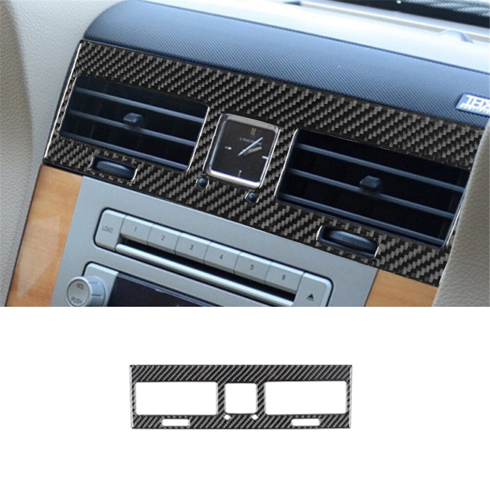 for Lincoln for Navigator Carbon Fiber Center Air Vent Outlet Cover Trim 2007-2014