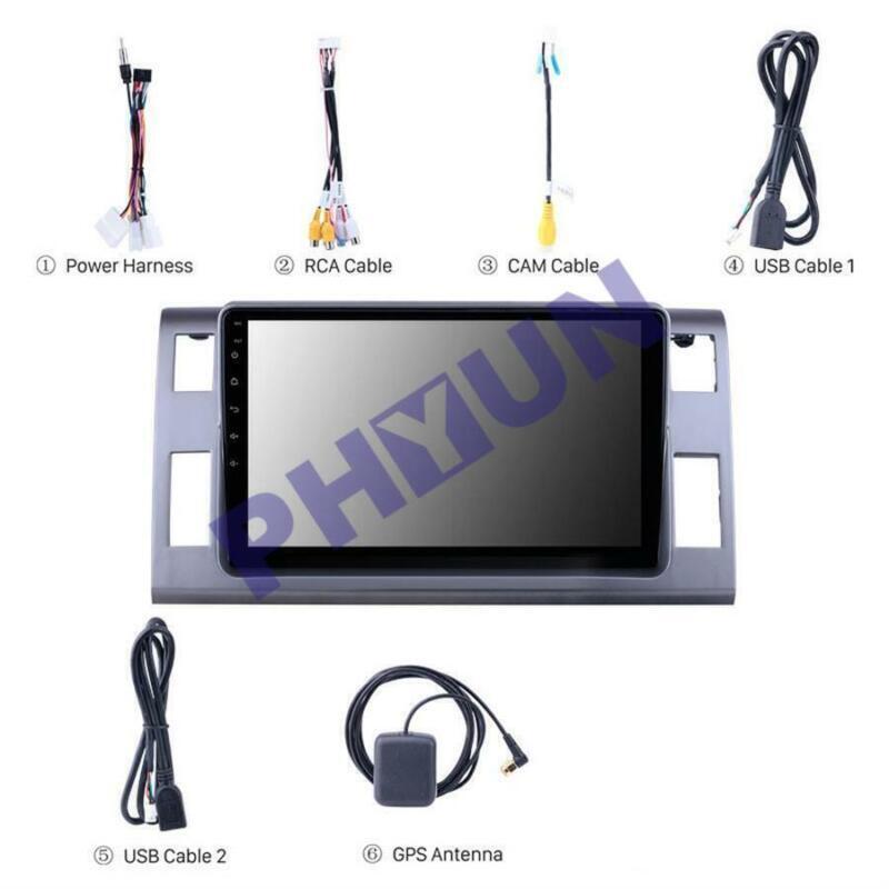 for Toyota Tarago Estima 06-16 Android 10 Car Radio GPS Multimedia Video Player