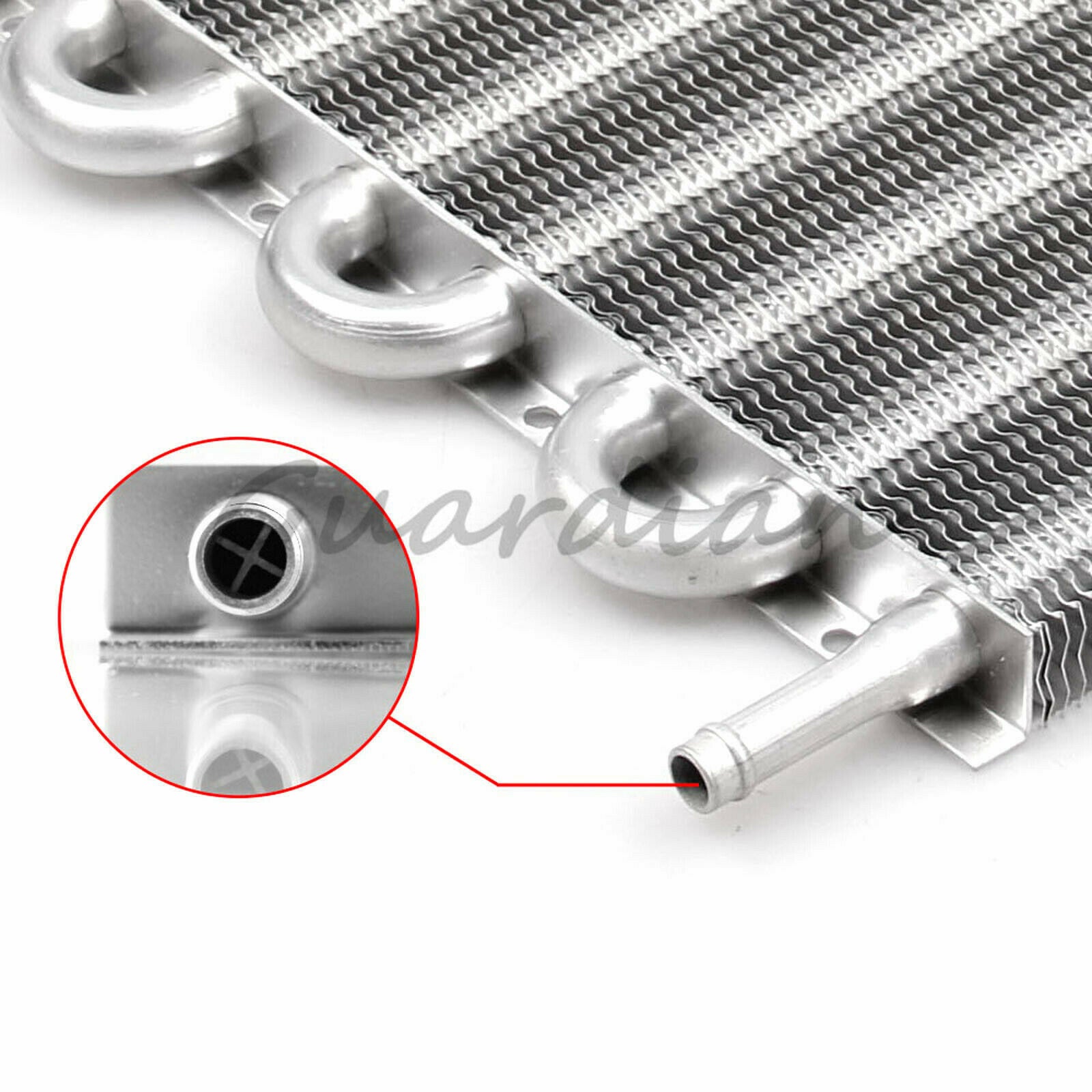 8-line transmission oil cooler kit, aluminum automotive radiator universal repair kit