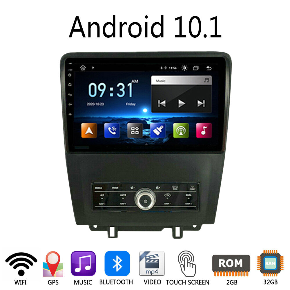 Android 11.1 Stereo Radio 10.1Head Unit GPS Player for 2010-2014 for Ford for Mustang